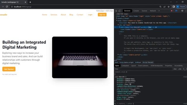 Ismadie Landingpage 1.0 Create Using React and Chakra UI смотреть онлайн