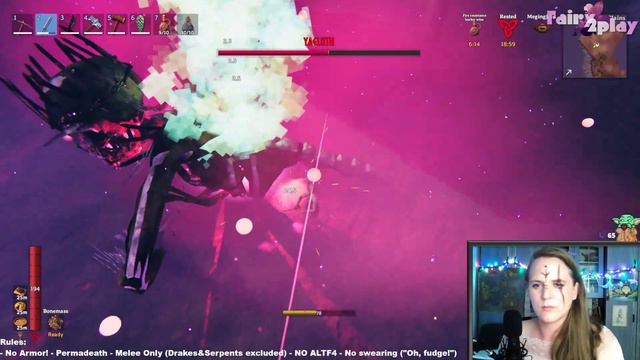 NO ARMOR PERMADEATH (Melee only!) - Killing Yagluth смотреть онлайн