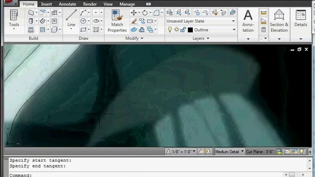 AutoCAD trace demonstration смотреть онлайн