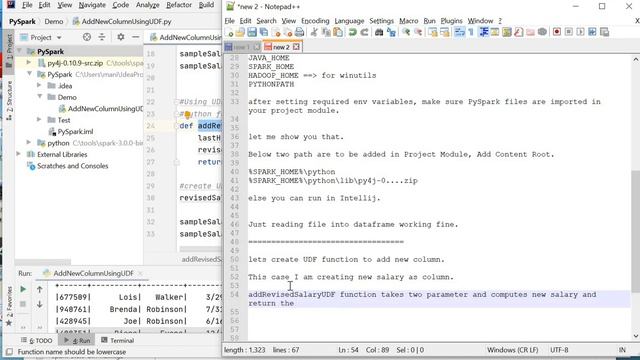 PySpark Add column in dataframe using UDF смотреть онлайн