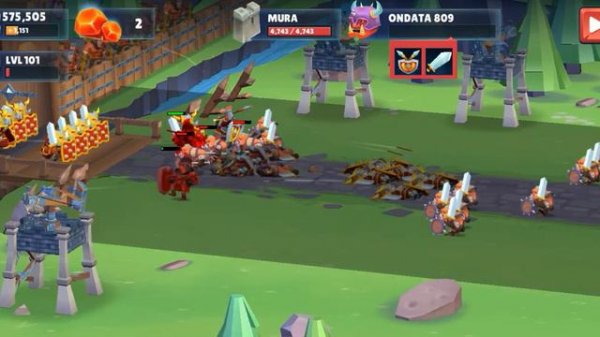 Game of Warriors - level 100 - android gameplay