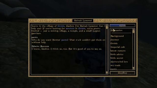 Morrowind Hentus Needs Pants смотреть онлайн