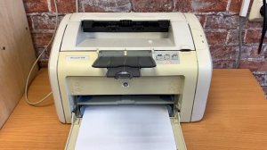 Лазерный принтер HP LaserJet 1018 + Новый картридж