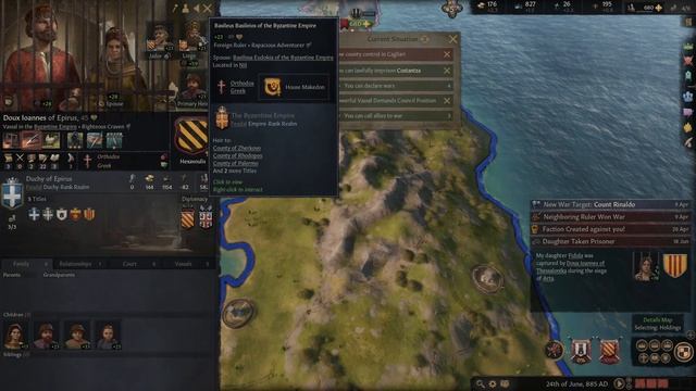 Switching Faith & Hosting Feasts | Arzoccu of Gallura Crusader Kings III Let's Play Chapter Six смотреть онлайн