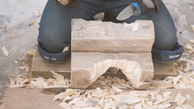 Kizlyar Supreme НОЖ SHARK Сталь PGK . Тест на древесине. смотреть онлайн