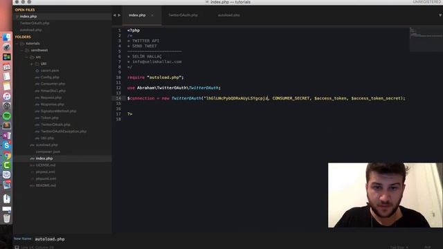 PHP Tutorials - Twitter API Send & Delete Tweet смотреть онлайн