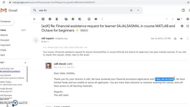How do you apply for financial aid / assistance in EdX MOOC for Verified Certificates @sajalsasmal смотреть онлайн