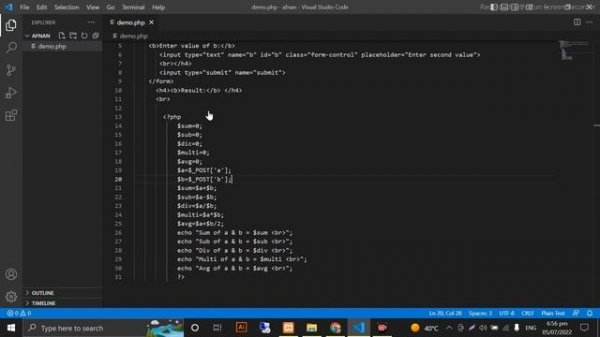 how to php use localhost in visual code studio