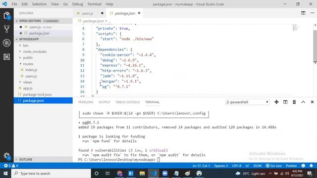How to connect with postgresql from node application смотреть онлайн