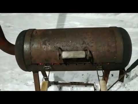 Шикарный мангал из газового балона. смотреть онлайн
