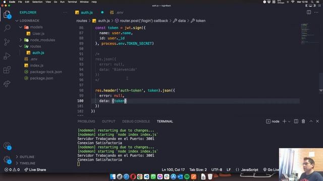 Login + NodeJS + Json Web Token + Parte 5 смотреть онлайн
