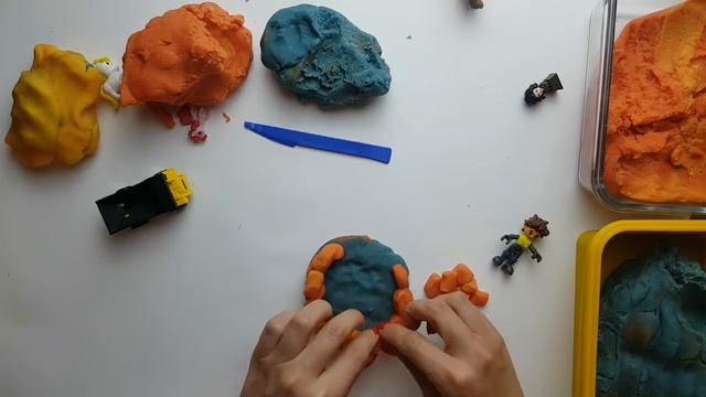 лепка с детьми 3-7 лет. Игра в лепку . Строим дом смотреть онлайн