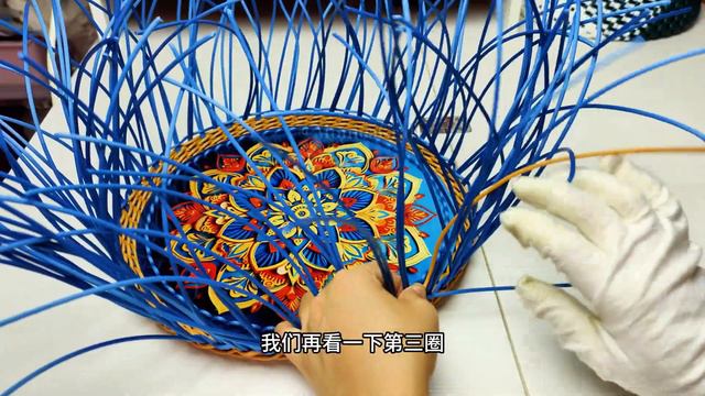 不再困难的手工藤编收纳筐，教程一步一步教会你做简单精美的收纳筐 #craft #diy #handmade