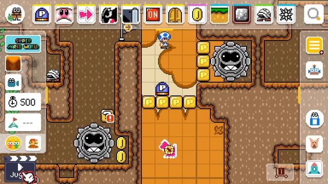 Mario Maker Game for PC & Mobile?! - Let's make a level! (SMM World Engine) смотреть онлайн