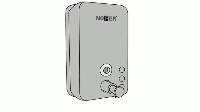 Диспенсер для жидкого мыла антивандальный из нержавеющей стали 03041 от Nofer