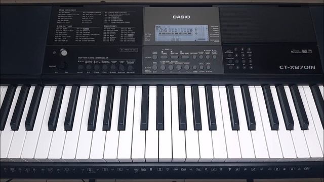 How to play VIBRAPHONE in Casio CTX 870 in смотреть онлайн