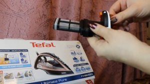 Паровой утюг Тефаль. Iron TEFAL ULTIMATE PURE FV9845E0 Durilium Airglide AutoClean.