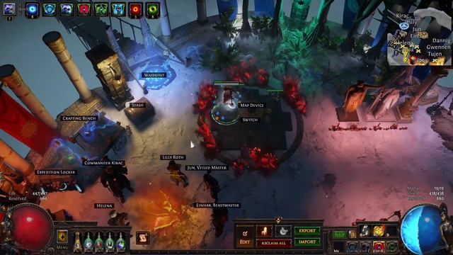 Ice Trap Occulist one shotting Uber Exarch PoE 3.21 смотреть онлайн