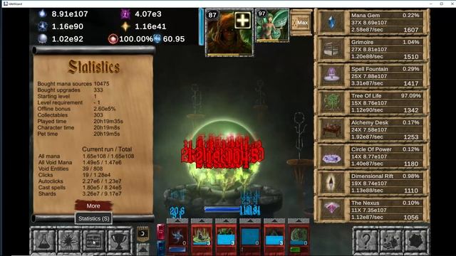 Idle Wizard - Druid AFK Build - e40 - e48 in 20 HOURS!!! смотреть онлайн