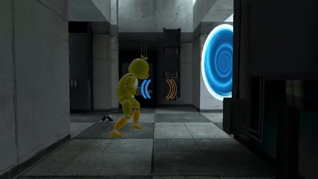 Gmod Short - Chica finds a Portal gun смотреть онлайн