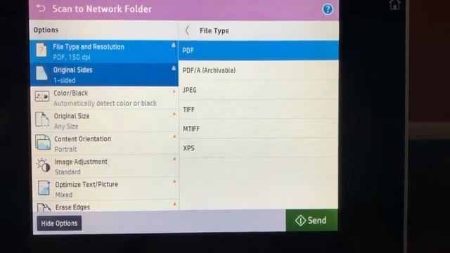 HP Futuresmart MFP - Scan to Network 2 смотреть онлайн