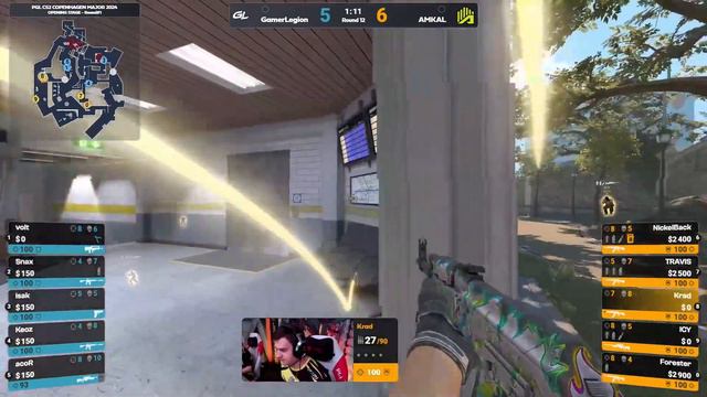 GamerLegion vs AMKAL M1 Overpass | Full game | PGL CS2 MAJOR COPENHAGEN 2024 | Bình luận Tiếng Việt смотреть онлайн