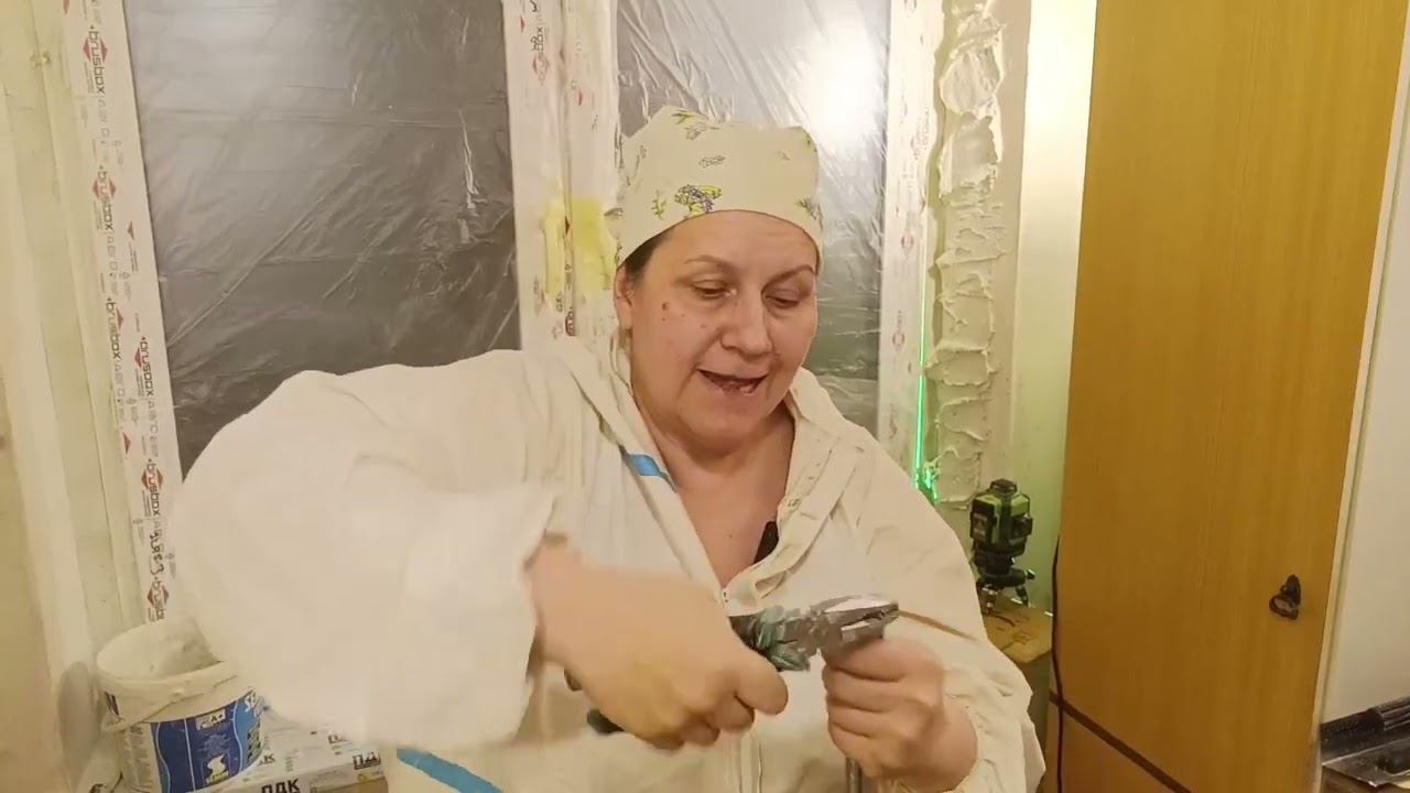 Откос окна, маяки по лазерному уровню смотреть онлайн