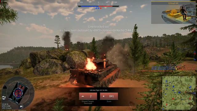 War Thunder Tank RB -Tiger H1 - Don't Follow The Blind Guy! смотреть онлайн