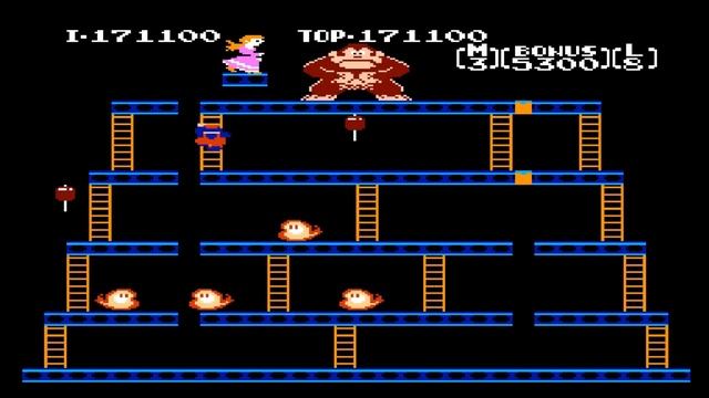 Donkey Kong (NES) Longplay