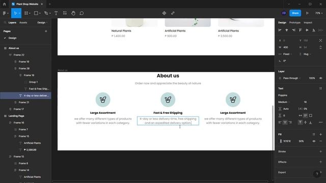 UI Web Design in Figma | E-Commerce Plant Shop Website | With Project File смотреть онлайн
