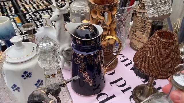 Барахолка Киев | Обзор 08 01 2023 | Ч.2 Фарфор, хрусталь и всякое смотреть онлайн