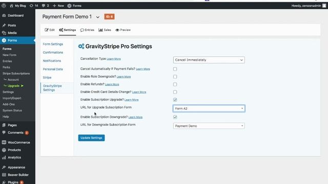 GravityStripe Subscription Management PRO - Upgrade/Downgrade смотреть онлайн