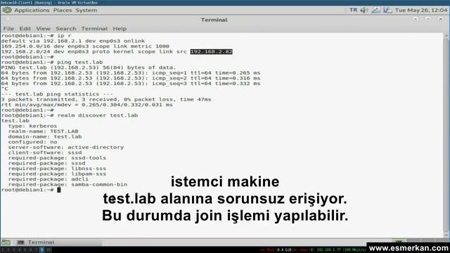 Samba Active Directory 2.Bölüm Debian join işlemi смотреть онлайн