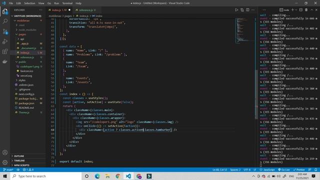 Responsive Navigation Bar Tutorial | Animated Hamburger Menu | NextJs | ReactJS | Dashboard Sideba смотреть онлайн