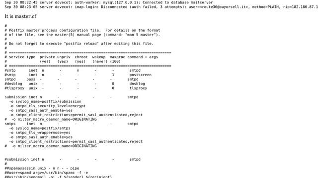 Ubuntu: Postfix/ Dovecot and MySQL смотреть онлайн