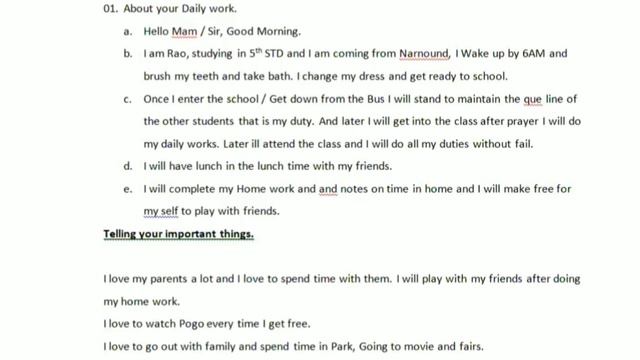 Simple Present & Telling your daily routine. смотреть онлайн