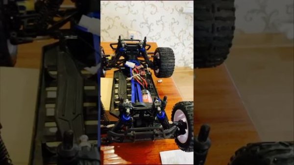 Заливаем моторное масло в амортизатор Himoto машинка