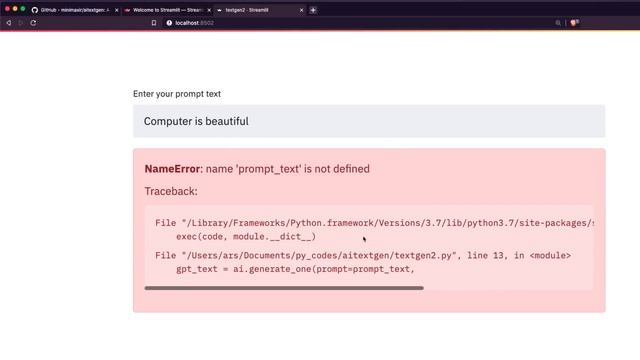 Streamlit AI Text Generation Web App with GPT-2 Models смотреть онлайн