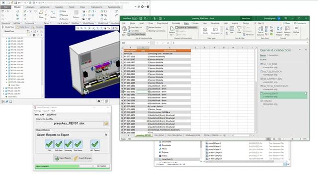 Creo Assembly BOM Cost Differences w/ Excel Power Query смотреть онлайн