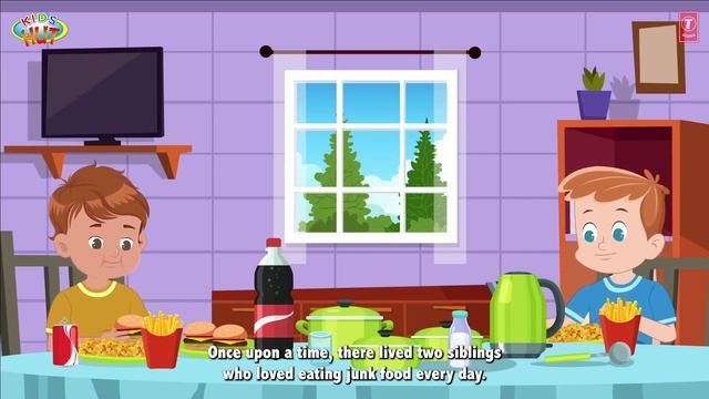Healthy Eating Habits For Kids | Learn Good Habits & Avoid Junk Food |Tia & Tofu | T-Series Kids Hu