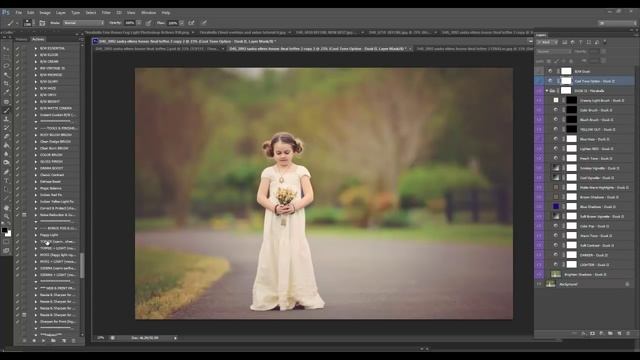 Florabella Trinity Photoshop Actions Video #12 смотреть онлайн
