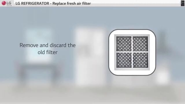 Frigoriferi LG | Come sostituire filtro aria frigorifero Side by Side смотреть онлайн