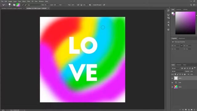 AMAZING Gradient Text Tutorial | Photoshop CC 2019 смотреть онлайн