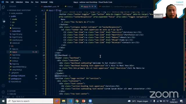 Coding.ID - Belajar Membuat Website Responsif dengan Bootstrap dan ReactJS смотреть онлайн