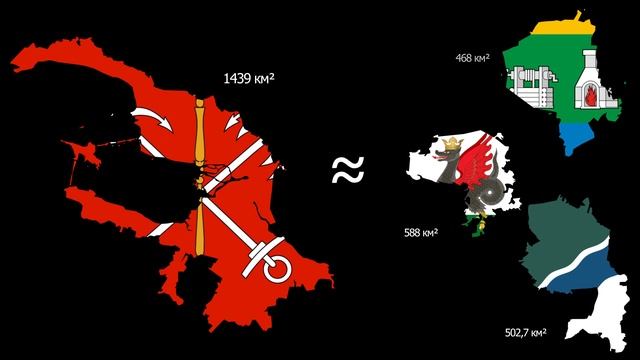 КРУПНЕЙШИЕ ГОРОДА РОССИИ ПО ЗАНИМАЕМОЙ ПЛОЩАДИ I ИНФОГРАФИКА I АНИМАЦИЯ смотреть онлайн