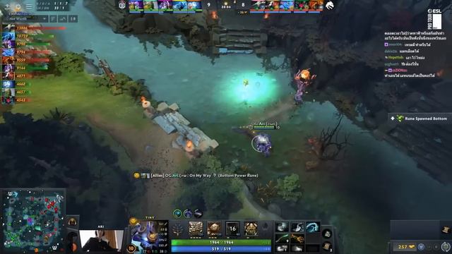 [Dota2] OG⚔️Spirit (Bo3)🏆DreamLeague SS22 - รอบแบ่งกลุ่ม#2 Day7