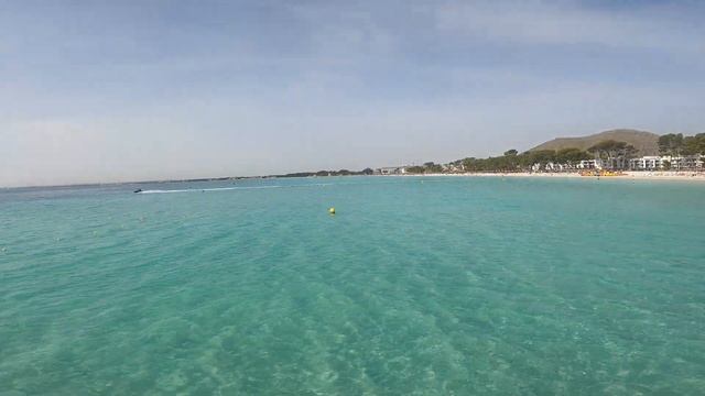 Mallorca Alcudia Beachwalk Platja D'Alcúdia Majorca Spain In 4K