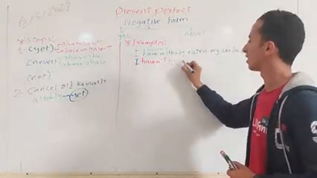 Present Perfect Negative Form смотреть онлайн