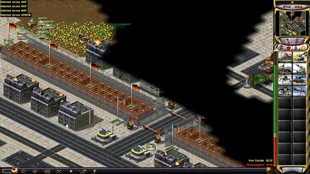 Red Alert 2 Yuri's Revenge - Soviet vs Allied 1 vs 1Pro Match on the map City under Siege смотреть онлайн