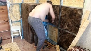 Перегородка из ОСП (OSB) намного прочнее и надежней гипсокартона. Делаю своими руками.